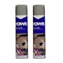 Powr Heat Resistant Spray Paint Silver 300ML 2 Pack